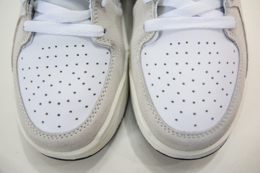 220 纯原 Air Jordan Stadium 90 白灰 复古耐磨低帮休闲跑步鞋 FD6424-100