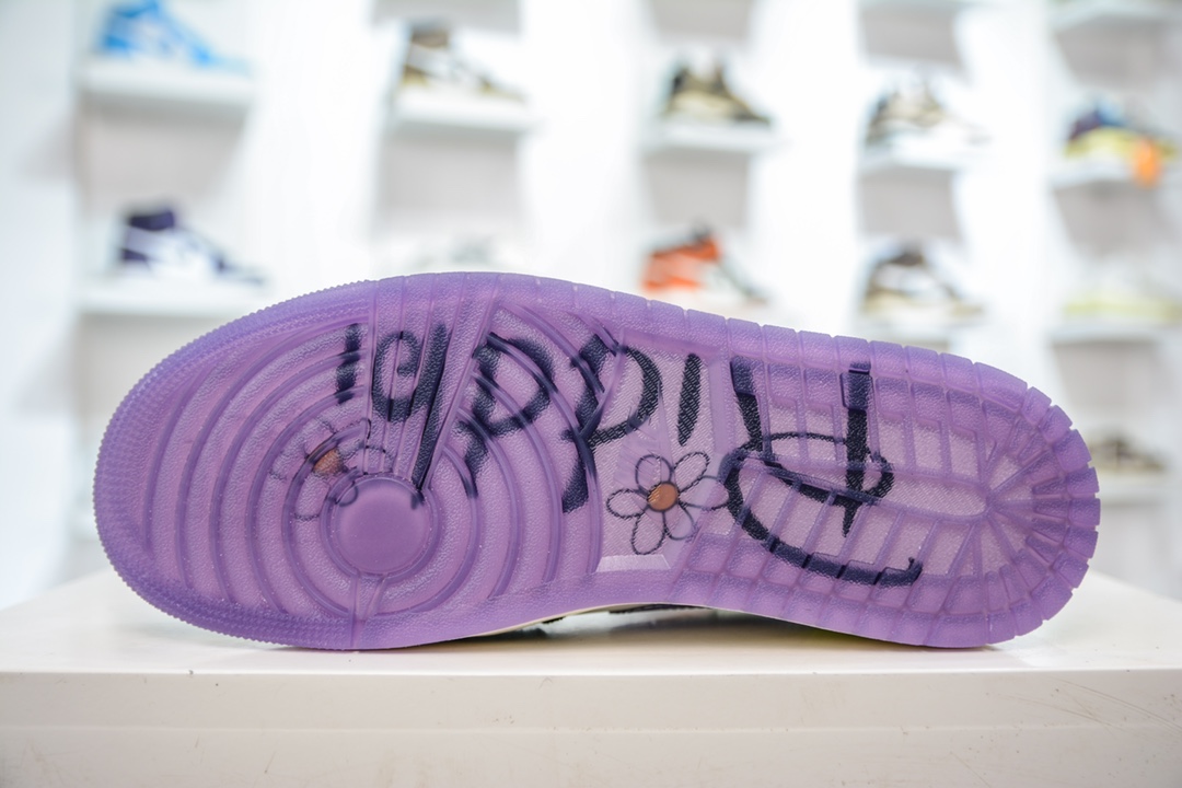 280 R 纯原Air Jordan 1 Low AJ1乔1低帮文化篮球鞋 慈善绿配色 FD9665-351