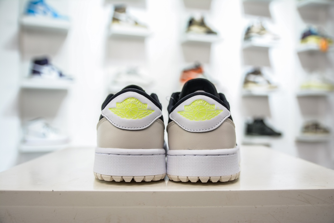 280 R 纯原Air Jordan 1 Low 高尔夫系列 白黑 DD9315-108