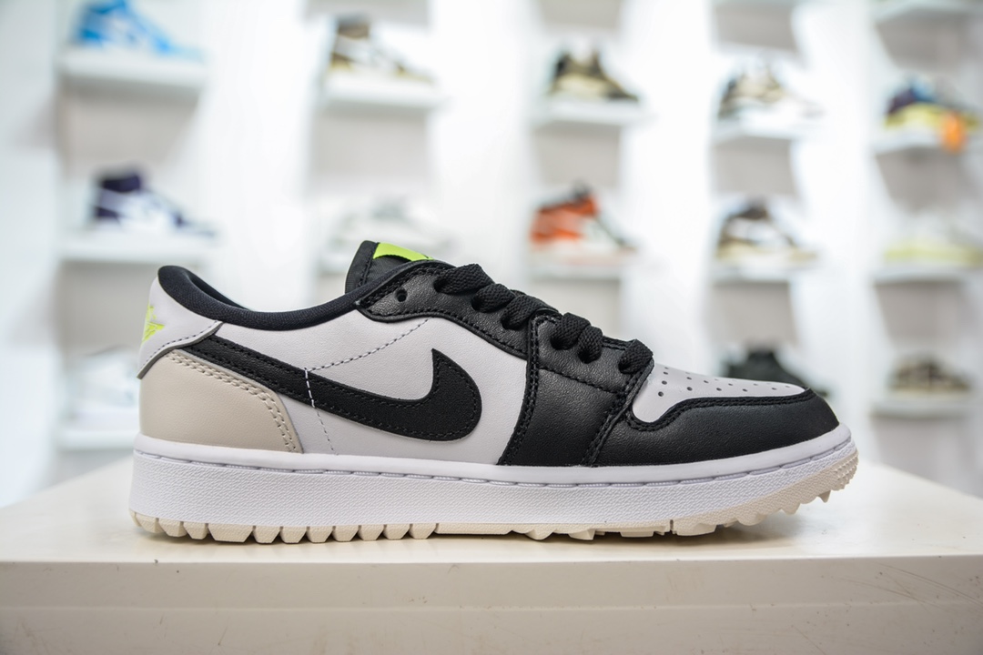 280 R 纯原Air Jordan 1 Low 高尔夫系列 白黑 DD9315-108