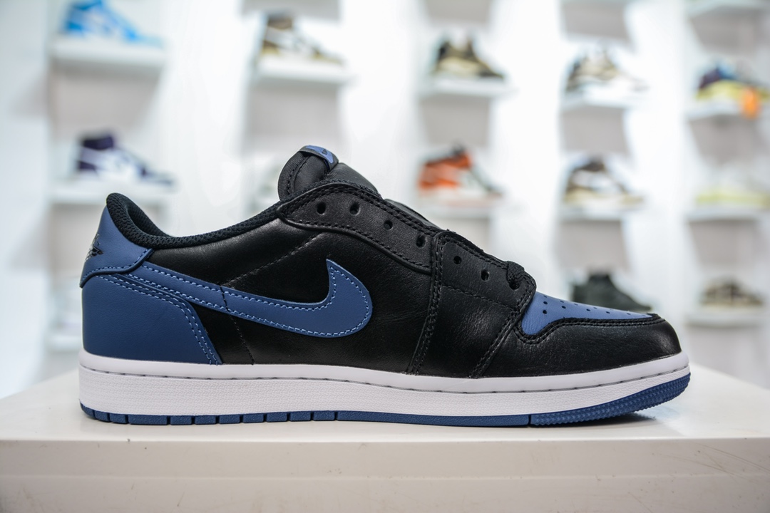 320 DG版东莞原渠道 高端好货 Air Jordan 1 Low OG 系列 黑蓝配色 CZ0790-041