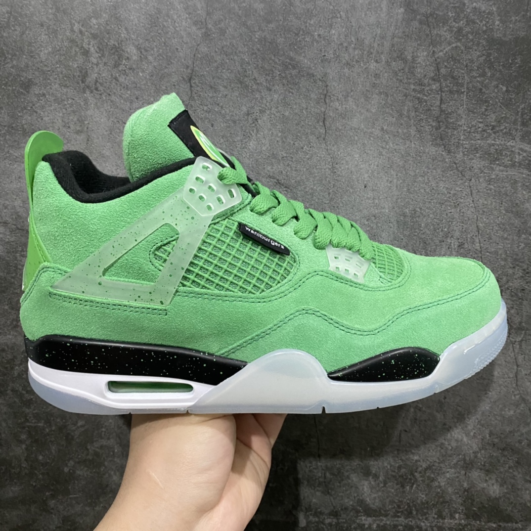 [Little Green x] Air Jordan AJ4 jointly branded Walburger