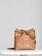 Chanel Handbags Tote Bags Caramel Mini