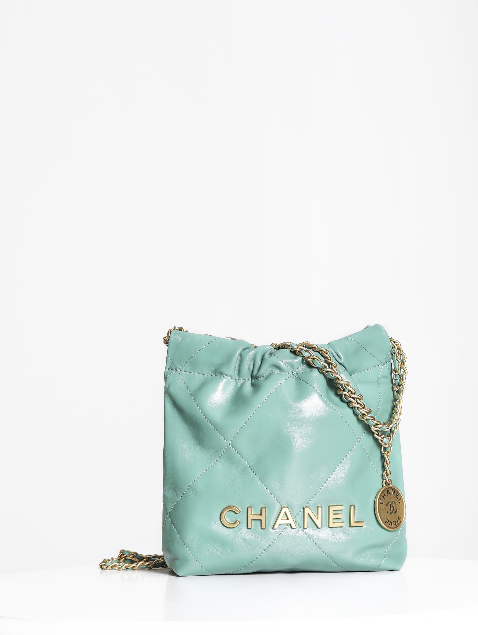 Chanel Handbags Tote Bags Green Mini