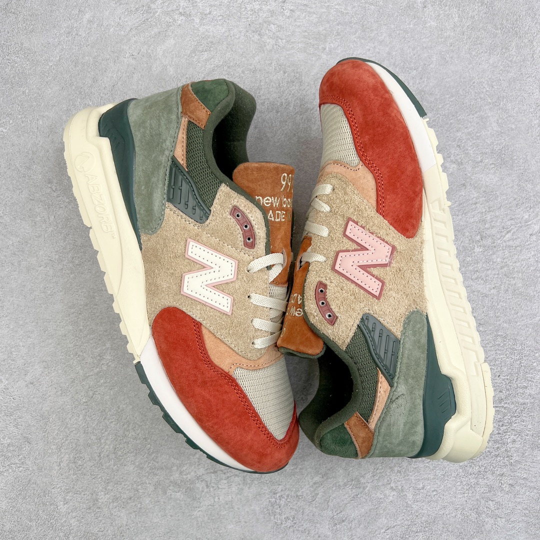 图片[3]-＃K版纯原 KITH x New Balance NB998 \\\”BroadacreCity\\\” 复古低帮跑步鞋 U998KH1 白红绿 Kith发布了与New Balance 998 的最新联名 Ronnie Fieg作为Kith 的主理人 此次与Frank Lloyd Wright合作以New Balance 998系列 为蓝本 发布了Broadacre City概念的鞋型以庆祝该鞋款诞生35周年 该鞋款采用经典的网眼鞋面 搭配猪皮绒面革和 毛茸茸的绒面革覆盖面板 讨托了整个联名设计 多变的主题 此外 AbzOrb缓震科技也保证了脚感 该鞋的独特颜色一乳白色 泥土色 砖红色 暖杏色和橄榄绿-突出了建筑师弗兰克劳埃德赖特的未来城市概念Bradacre City的建筑草图和模型 作为特殊鞋盒 此次联名的鞋盒和讨纸也展示了 建筑师弗兰克劳埃德赖特的未来城市概念 整个联名诚意感满满 细节丰富 尺码：36 37 37.5 38 38.5 39.5 40 40.5 41.5 42 42.5 43 44 44.5 45-选品中心