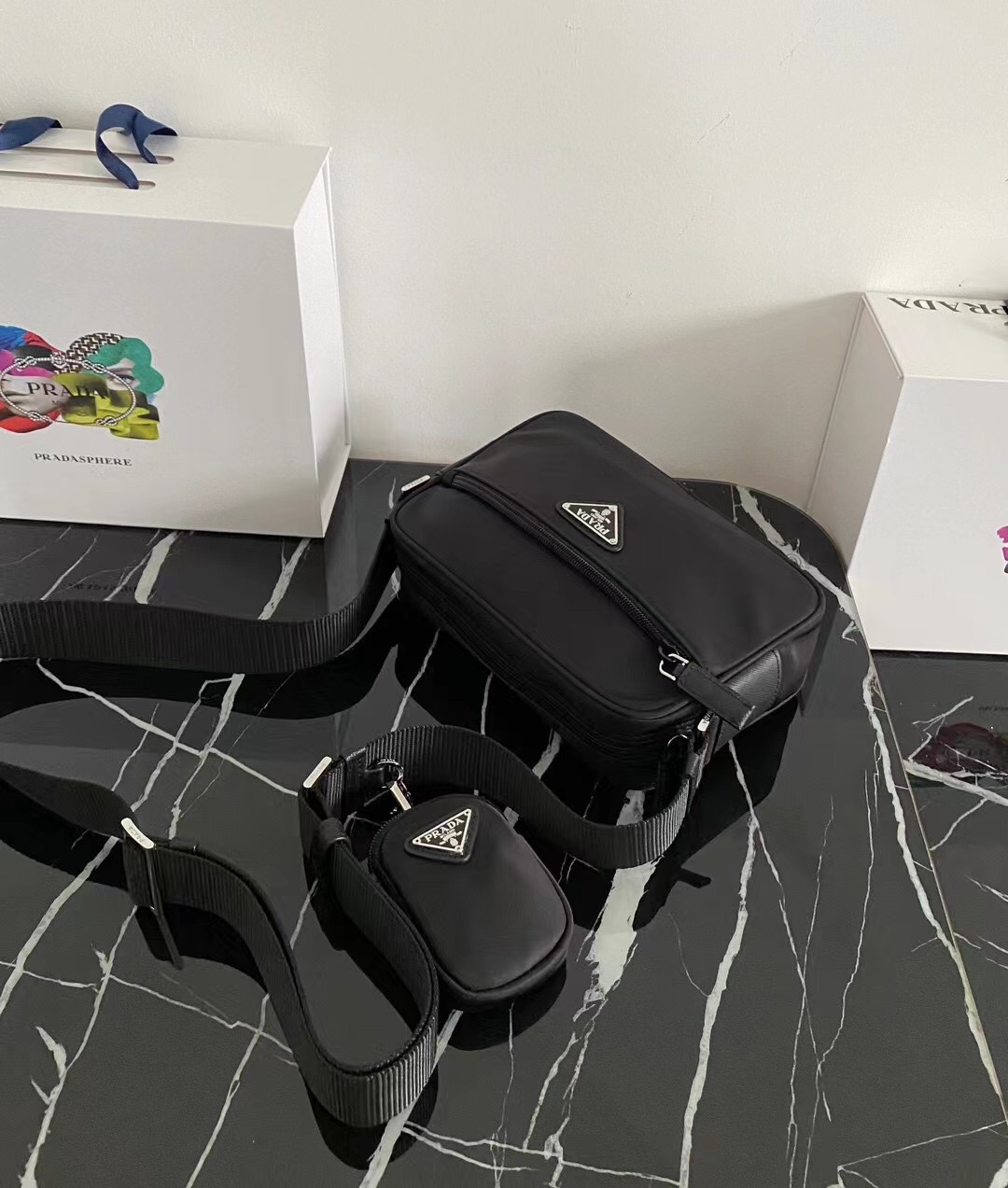 新款三合一のスタイリッシュな矩形単肩包