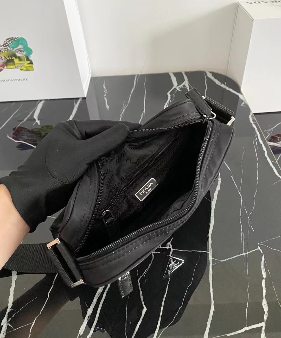 新款三合一のスタイリッシュな矩形単肩包