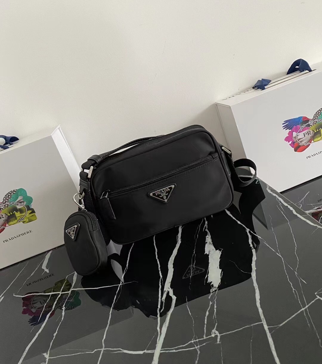 新款三合一のスタイリッシュな矩形単肩包