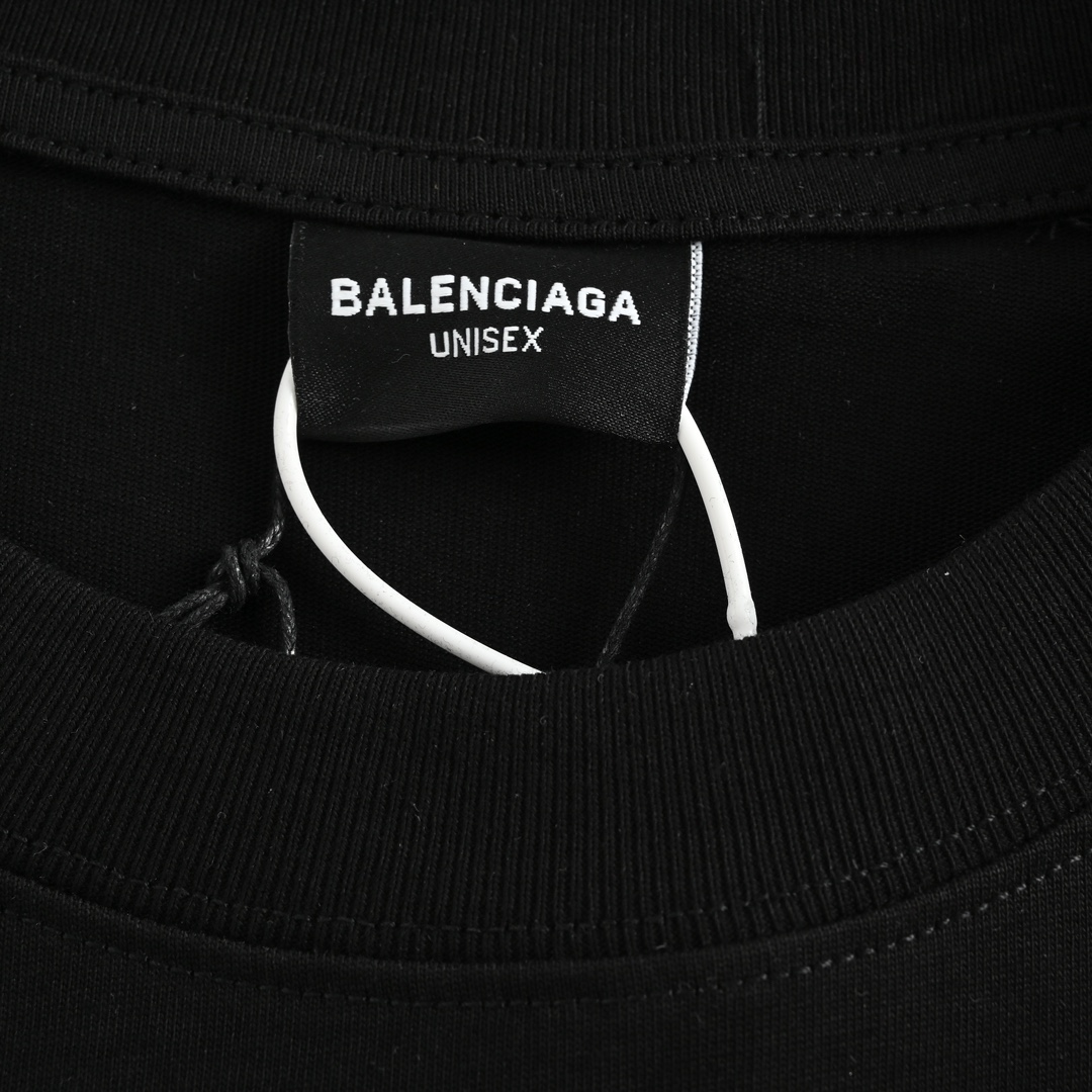 Balenciga/巴黎世家 23ss PRINT打印字母印花短袖