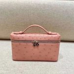 Loro Piana Crossbody & Shoulder Bags Pink Cowhide Vintage