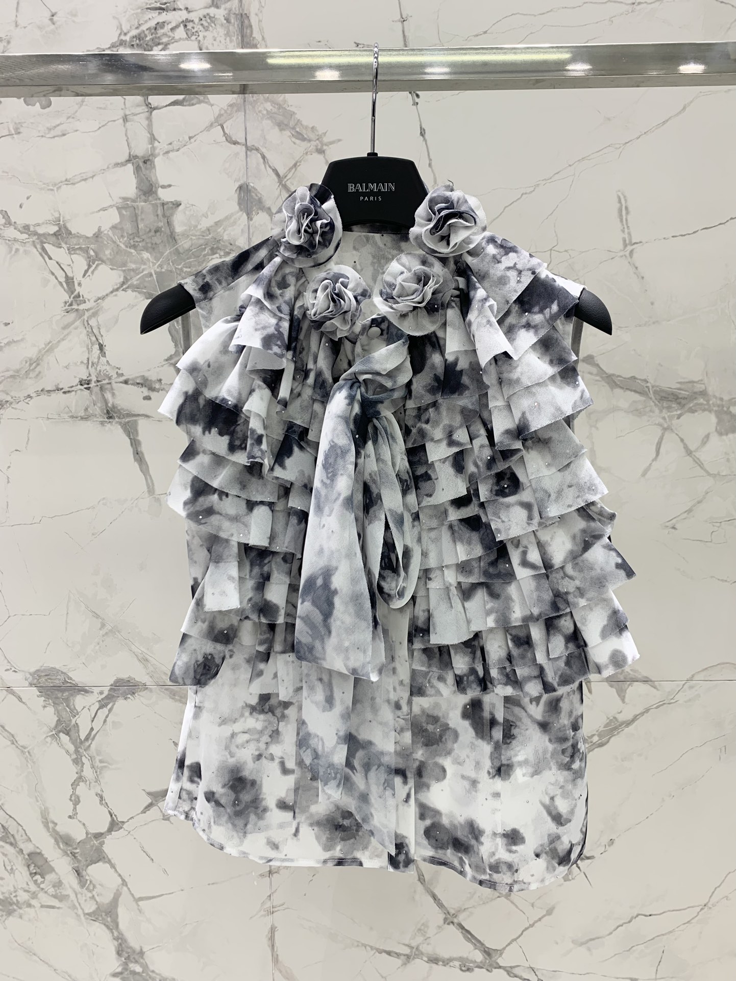 Balmai Balzai Dyes Palace Flowers with Shorts: First-Rate Female Suit.