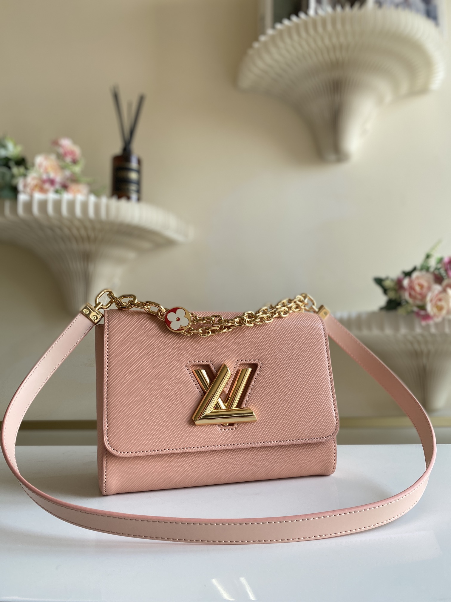 Louis Vuitton Bags Handbags Pink White LV Twist M21606