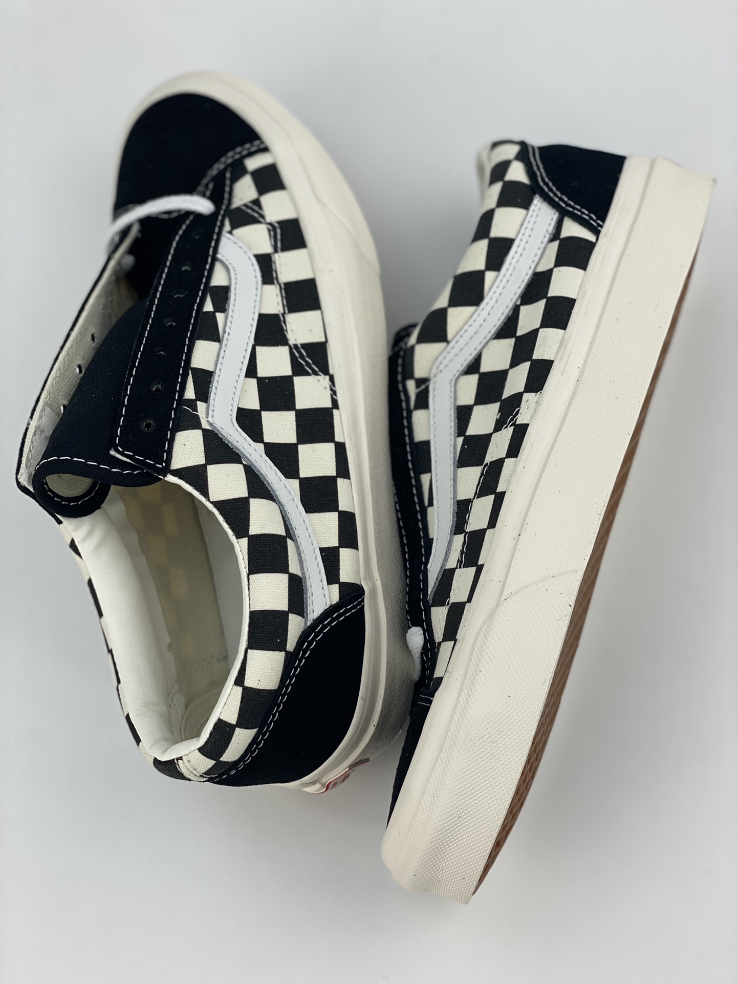 Vans Old Skool OG Style 36 G-Dragon Small Head Black and White Checkered