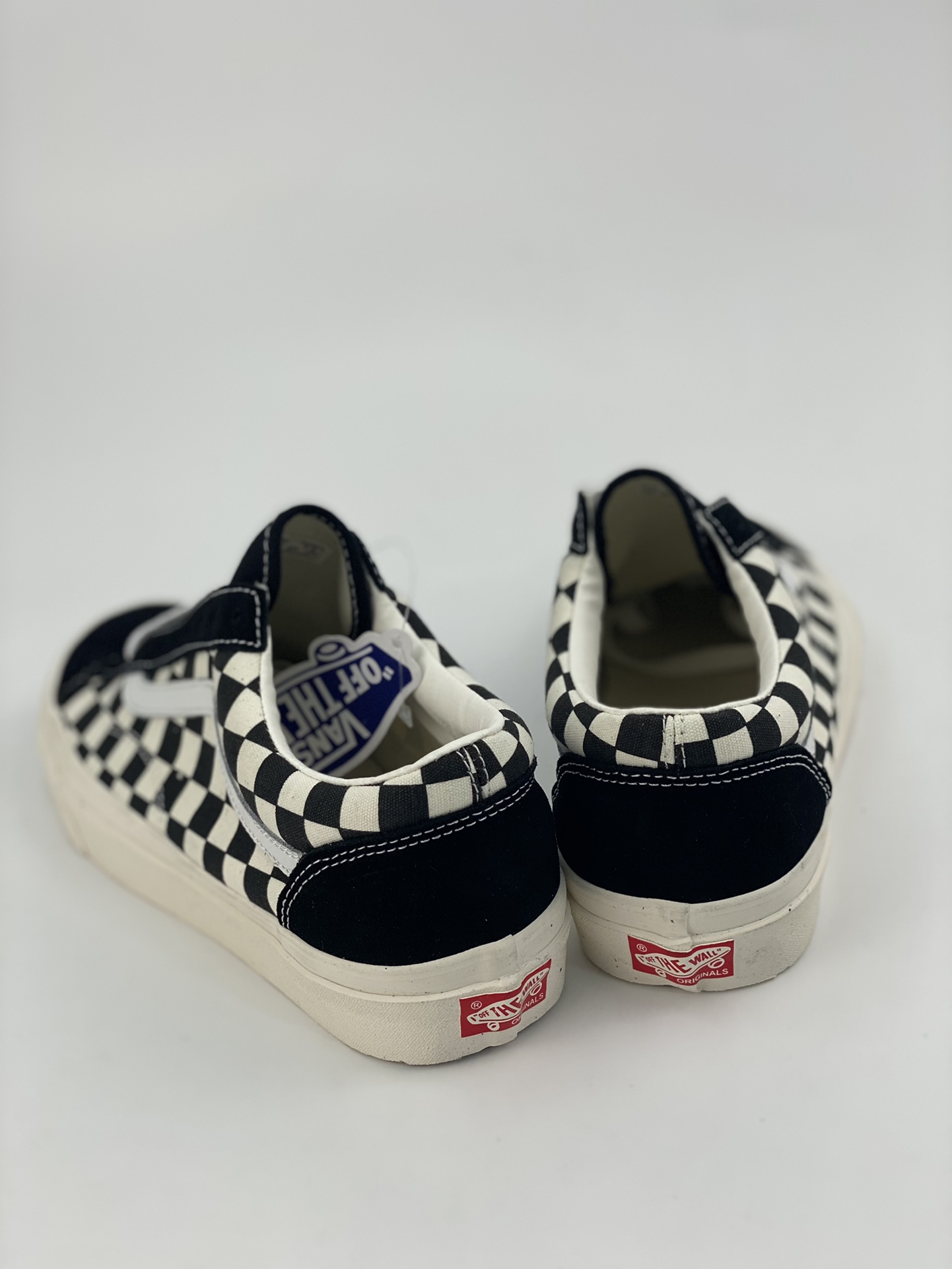 Vans Old Skool OG Style 36 G-Dragon Small Head Black and White Checkered