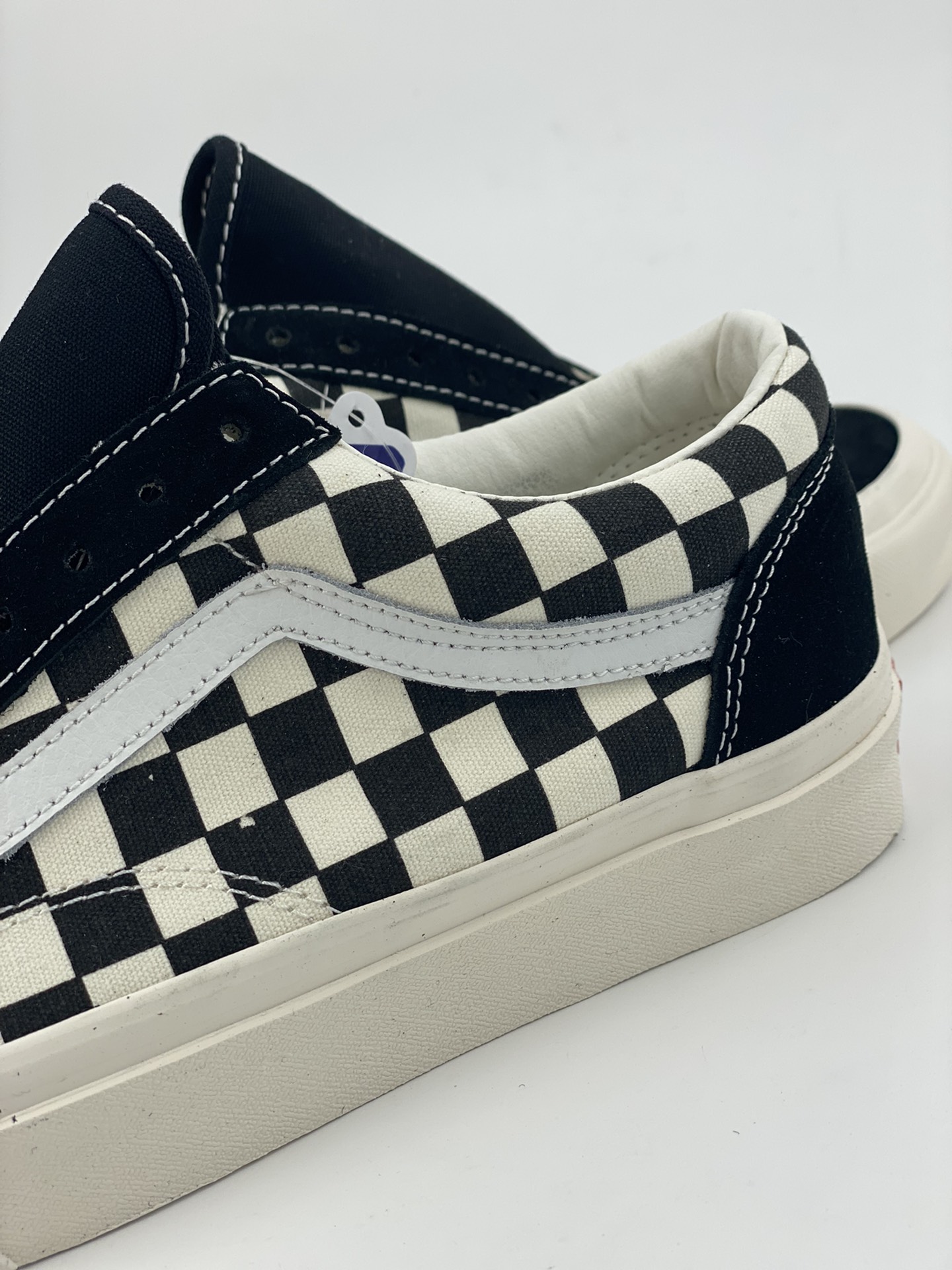 Vans Old Skool OG Style 36 G-Dragon Small Head Black and White Checkered