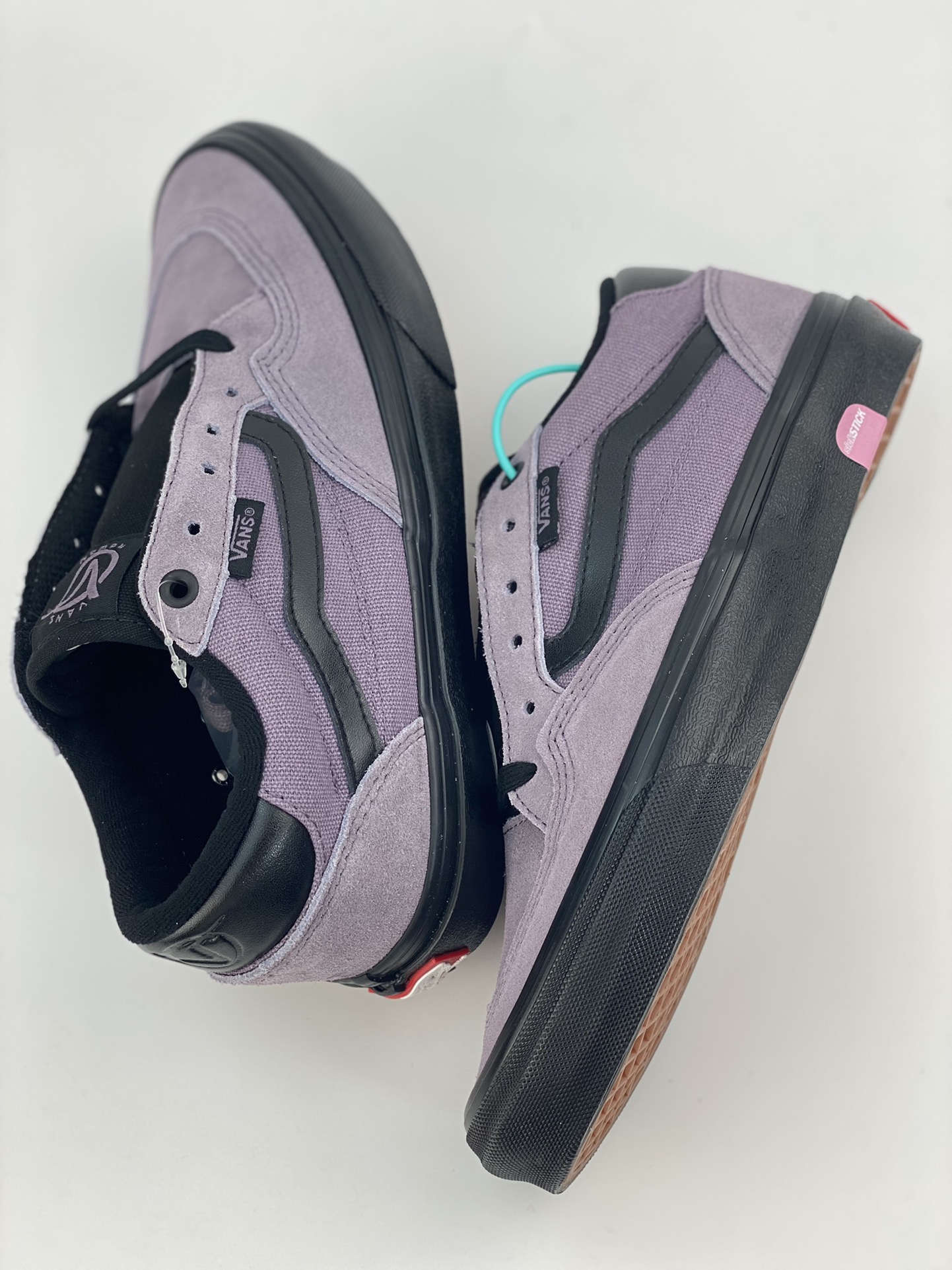 Vans official Rowan taro dark night black and purple men's and women's shoes professional skateboarding shoes Rowan taro and dark night black and purple men's and women's shoes professional skateboarding shoes