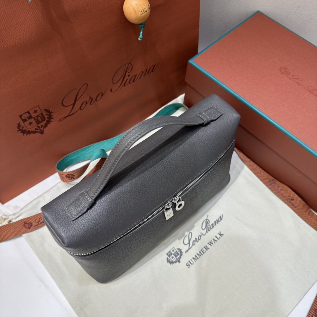 L27深灰色ExtrapocketL27系列手提/斜挎包不被定义的生活才最自在就像loropiana的材