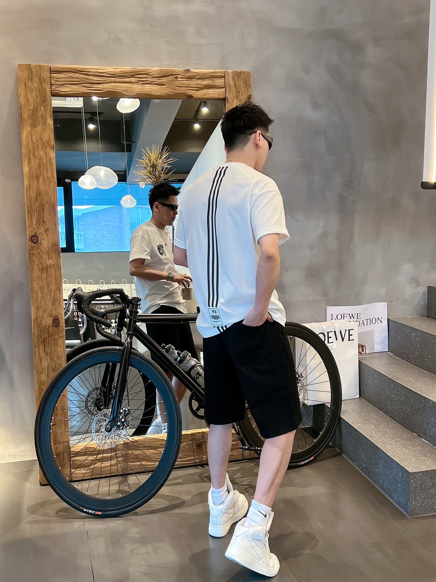 克罗心刺绣马蹄纯棉短裤 8