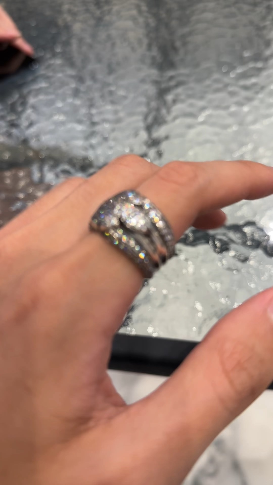 Rings, 925 silver with diamond customization