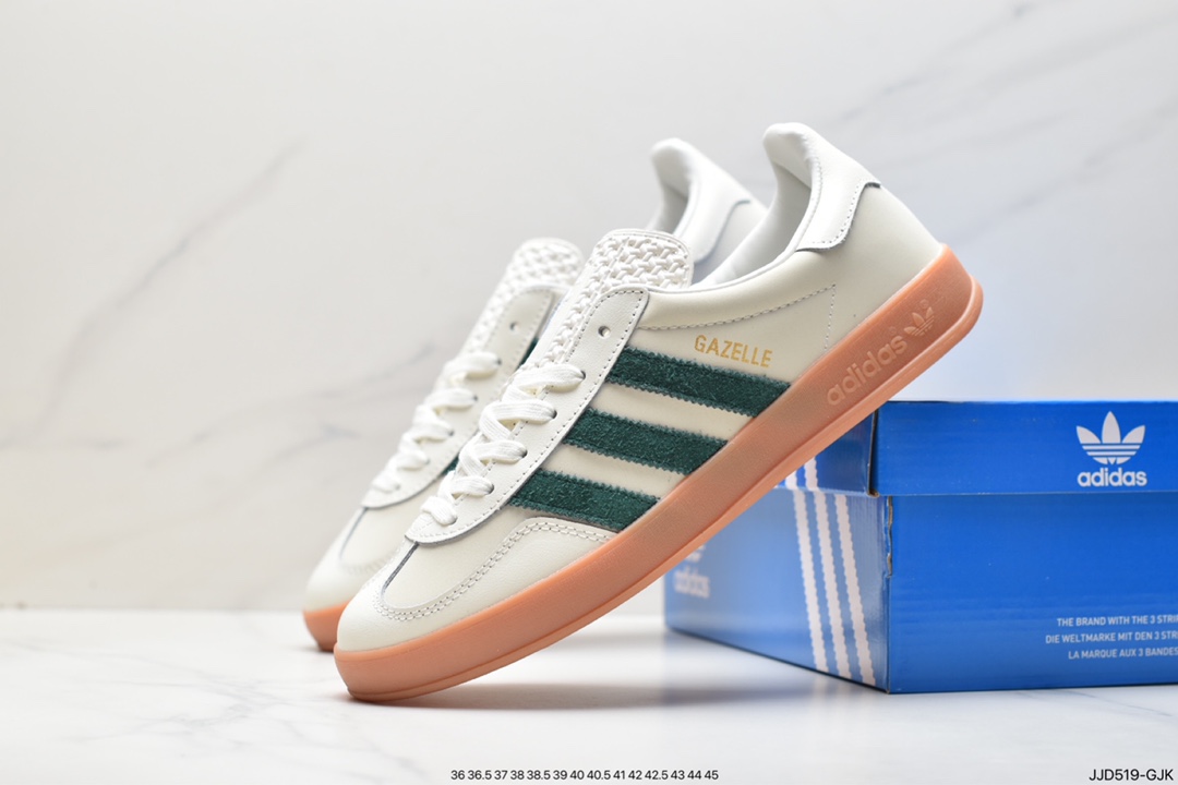 130 Adidas Originals Gazelle Indoor 三叶草复古休闲防滑耐磨低帮板鞋 ID2567