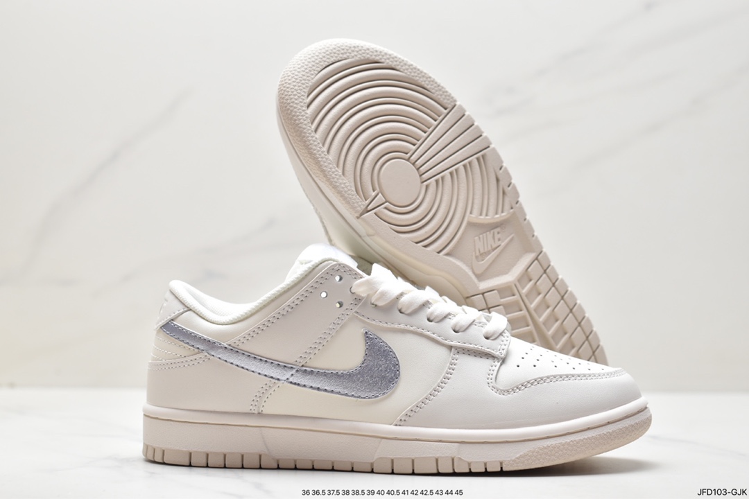 170 Nike Wmns SB Dunk Low GS”Sail/Oxygen Purple”扣篮系列低帮 DX5930-100