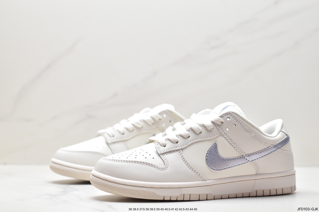 170 Nike Wmns SB Dunk Low GS”Sail/Oxygen Purple”扣篮系列低帮 DX5930-100