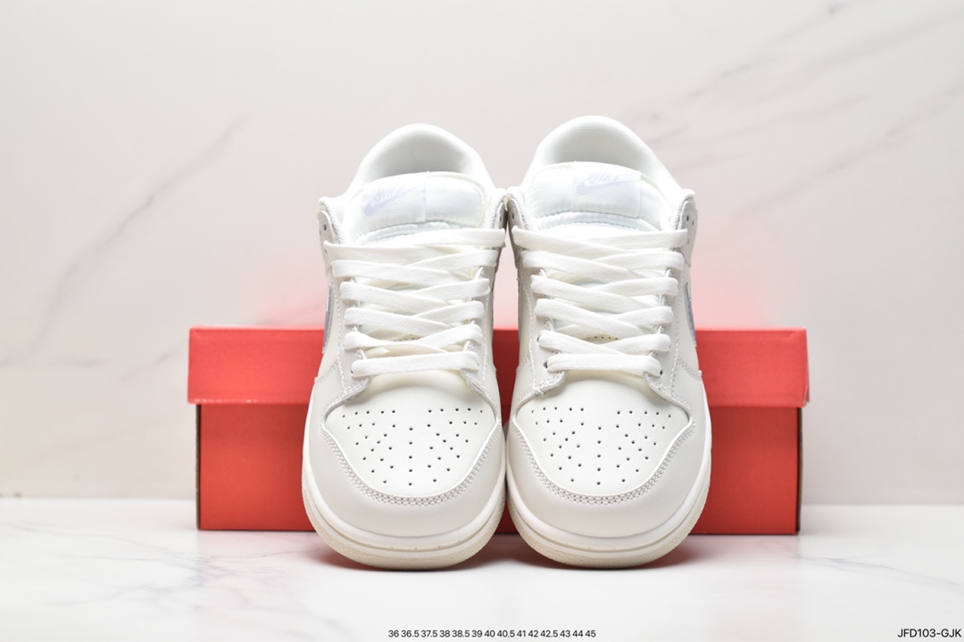 170 Nike Wmns SB Dunk Low GS”Sail/Oxygen Purple”扣篮系列低帮 DX5930-100