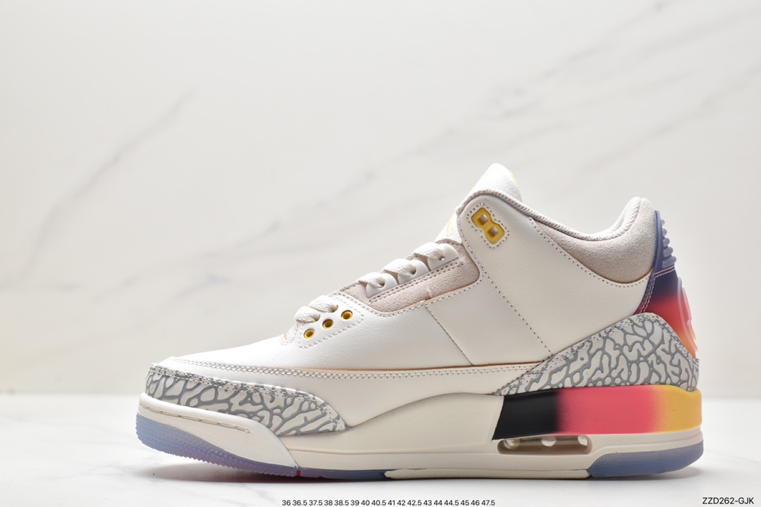 250 J. Balvin x Air Jordan 3 Retro 渐变彩虹 FN0344-901