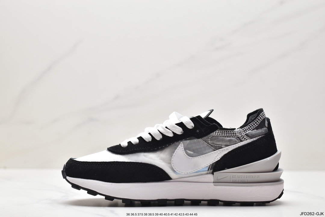 170 耐克NK Waffle One Summit White Bx.华夫网面透气休闲跑步鞋 DD8014-004