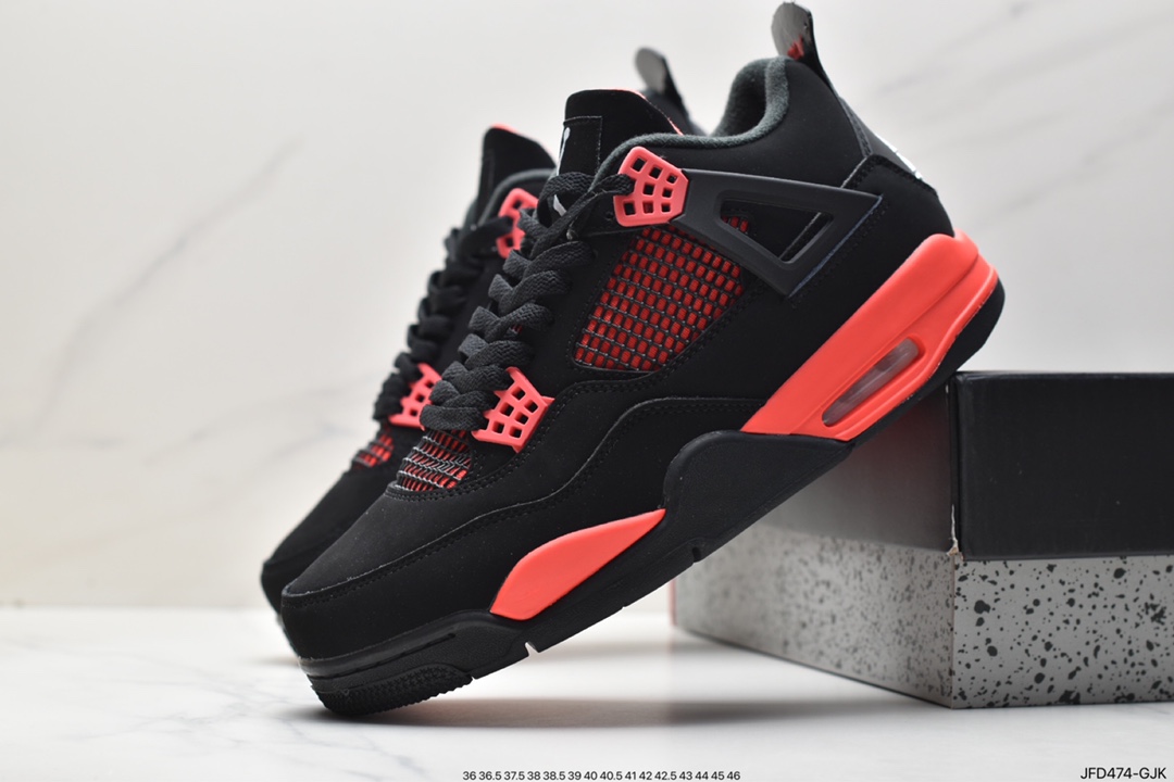 170 Nike Air Jordan 4 Retro OG”Fire Red”迈克尔·乔丹AJ4代中帮复古休闲运动文化篮球鞋 308497-116
