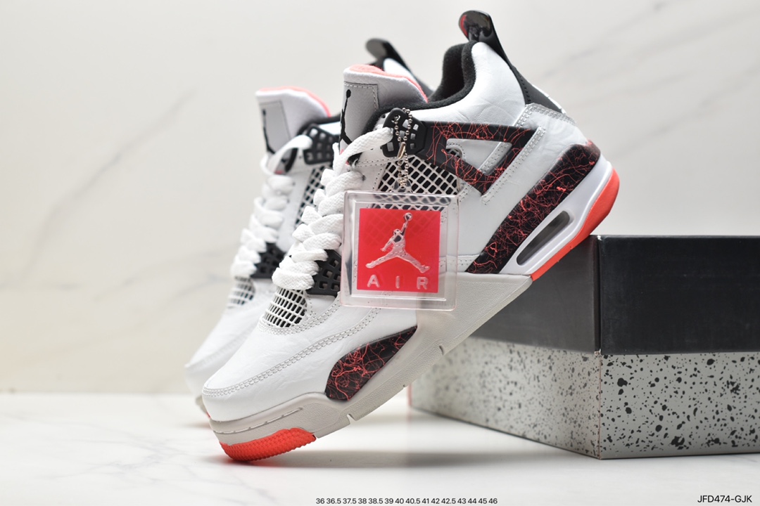 170 Nike Air Jordan 4 Retro OG”Fire Red”迈克尔·乔丹AJ4代中帮复古休闲运动文化篮球鞋 308497-116