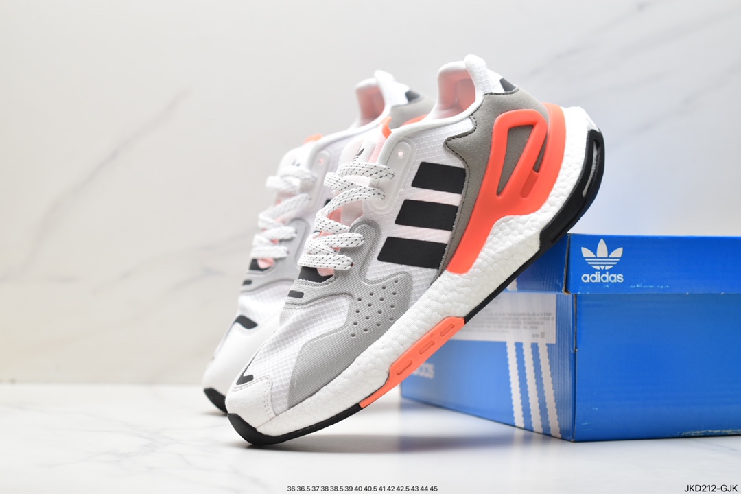 阿迪达斯, 休闲鞋, Originals, Original, FY0237, Adidas Originals Day Jogger, adidas Originals, Adidas - 阿迪达斯 Adidas Originals Day Jogger 减震防滑耐磨 低帮 运动休闲鞋 男女同款 白粉 FY0237