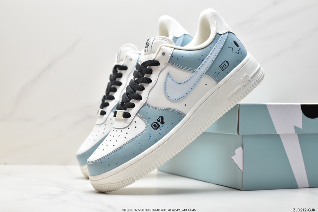 240 官方爆款定制 英雄联盟主题Nike Air Force 1 Low ’07 鲁班7号 CW2568-033