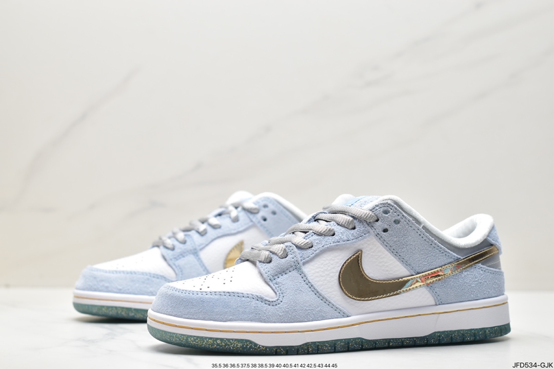 170 耐克Nike SB Dunk Low Pro”Orange Label White”扣篮系列低帮经典百搭休闲运动板鞋 DC9936-100
