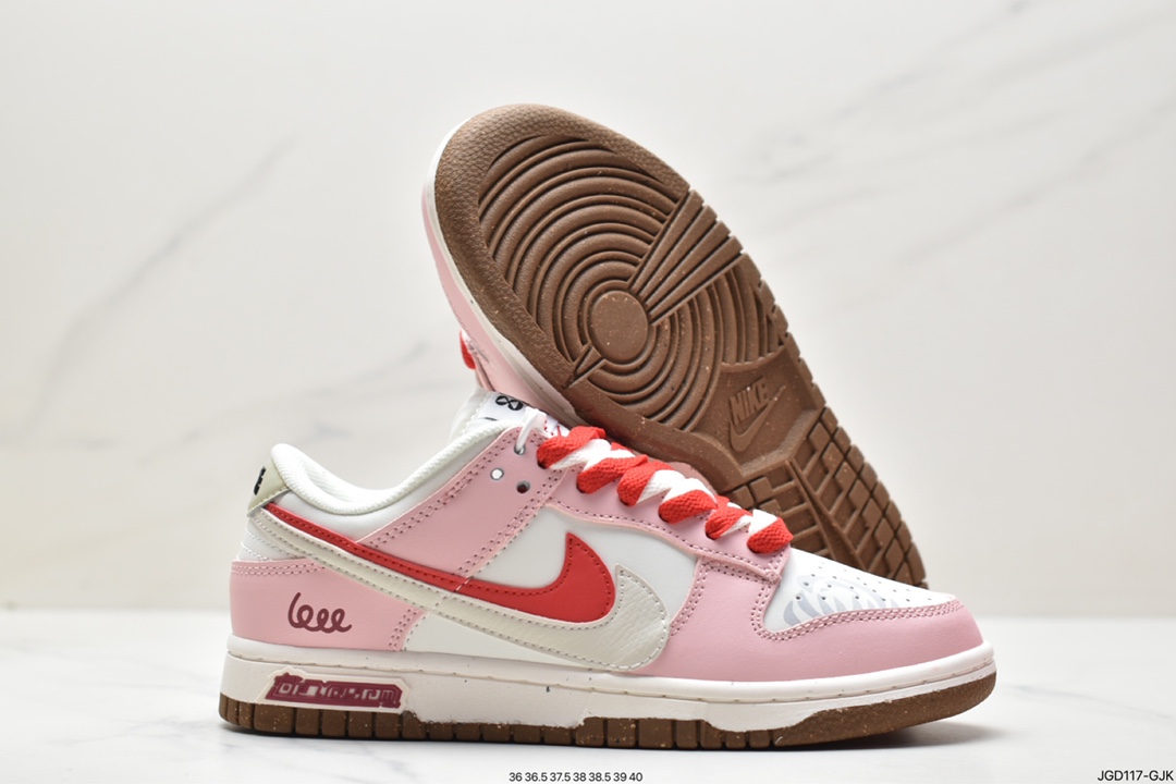 180 Nike SB Dunk Low”Green/Beige”绑绳解构风 系列低帮休闲运动滑板板鞋 DJ5318-640