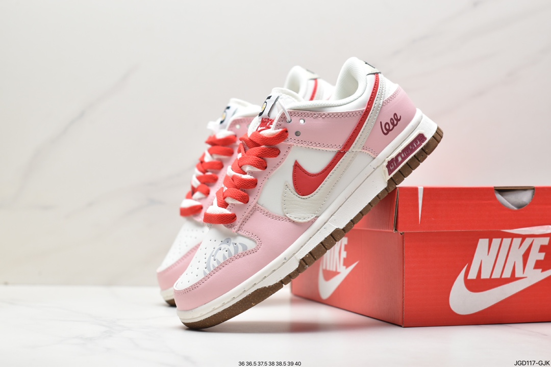 180 Nike SB Dunk Low”Green/Beige”绑绳解构风 系列低帮休闲运动滑板板鞋 DJ5318-640