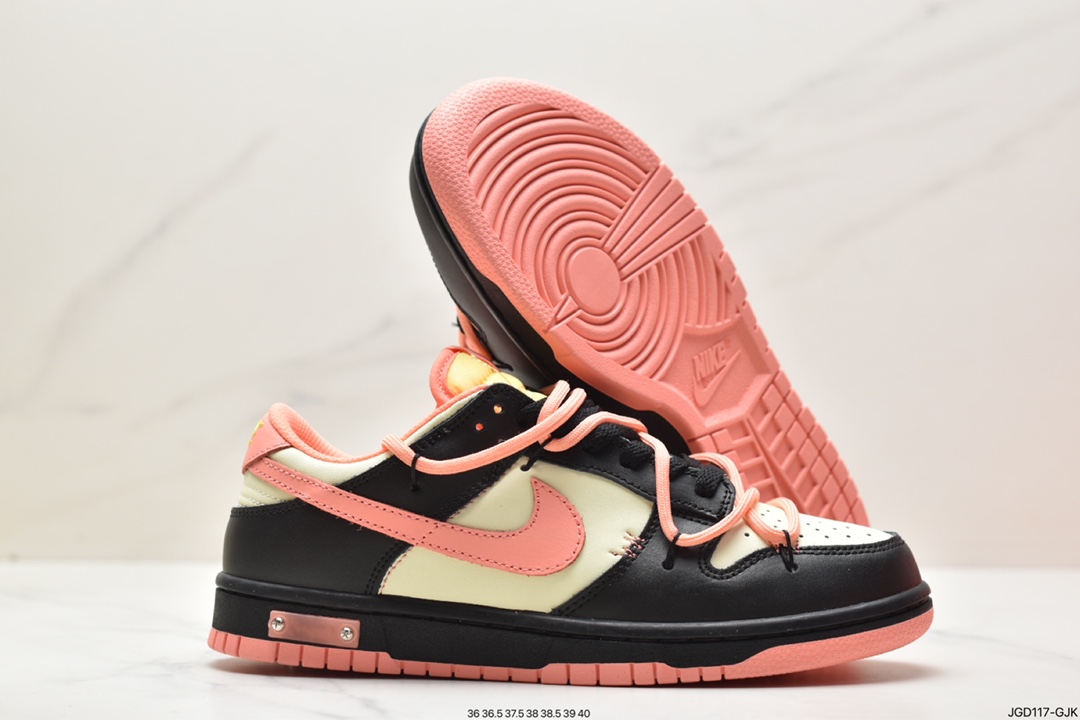 180 Nike SB Dunk Low”Green/Beige”绑绳解构风 系列低帮休闲运动滑板板鞋 DJ5318-640