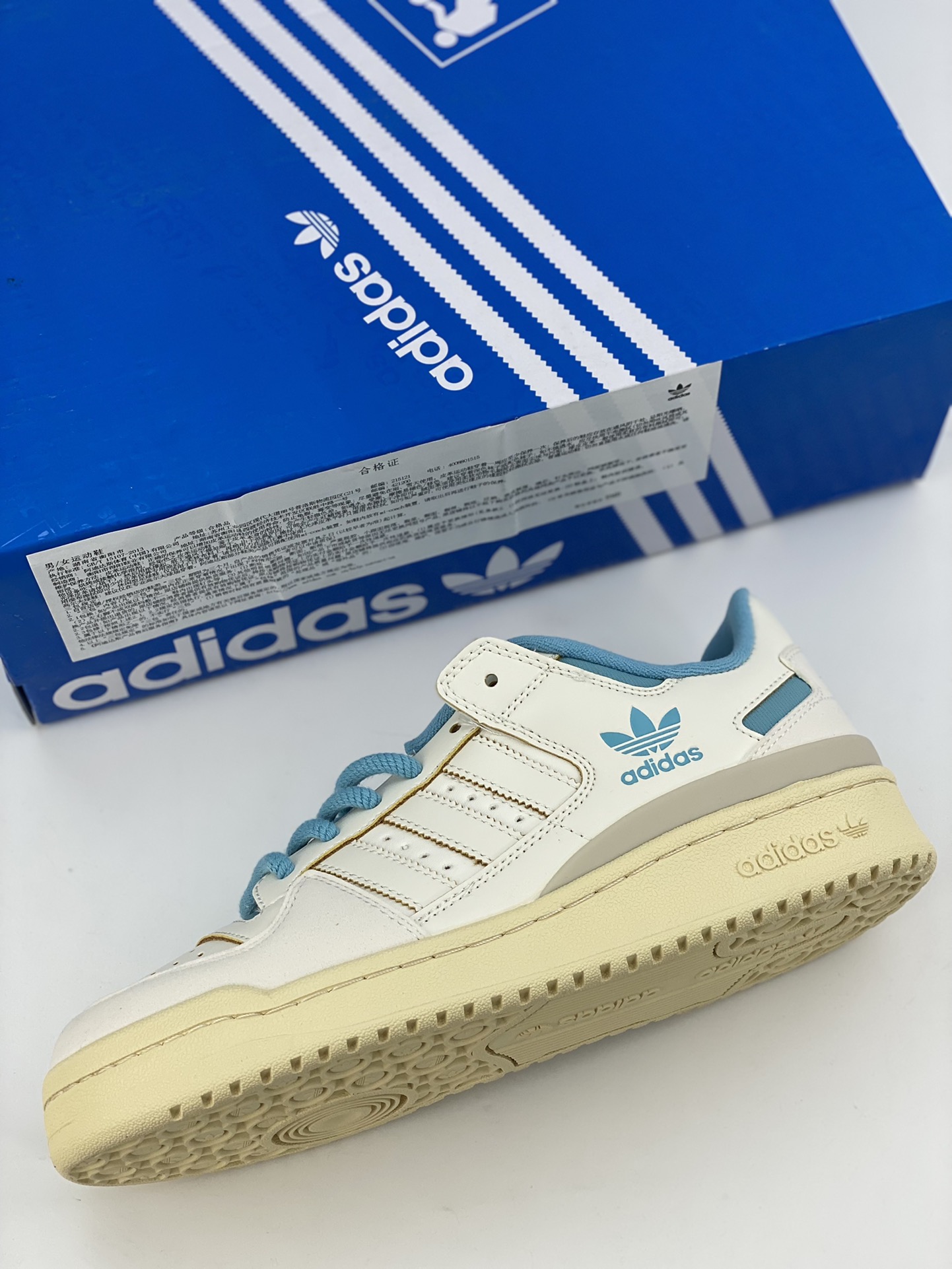 Overseas channel version original box original label Adidas Forum 84 Low Clover low state FZ6342