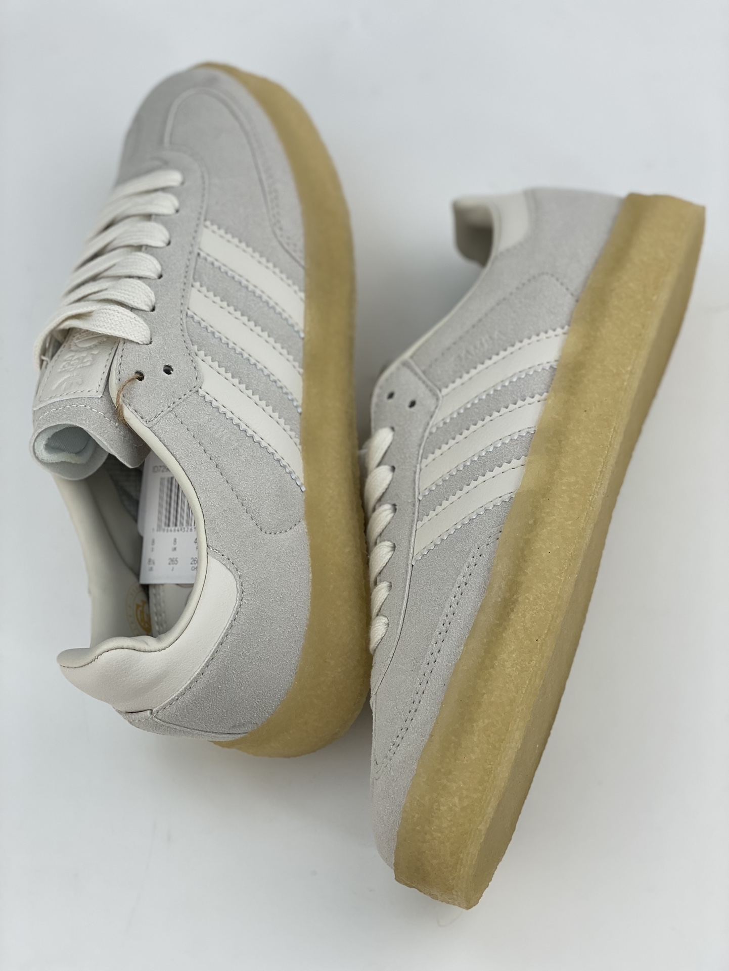 KITH x Clarks x Adidas Originals 8th Street Samba ”Savannah” Samba dance street series moral training sports sneakers ID7296