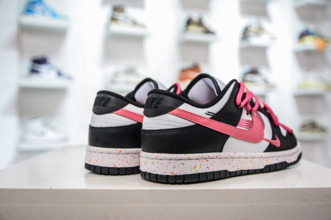240 R Nike Dunk 三勾解构抽绳绑带 粉色火焰 怦然心动 FD4623-131