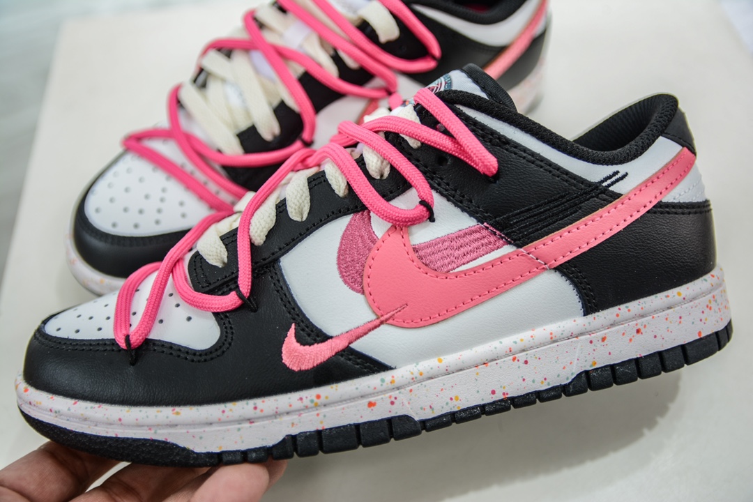 240 R Nike Dunk 三勾解构抽绳绑带 粉色火焰 怦然心动 FD4623-131