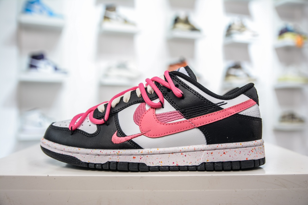 240 R Nike Dunk 三勾解构抽绳绑带 粉色火焰 怦然心动 FD4623-131