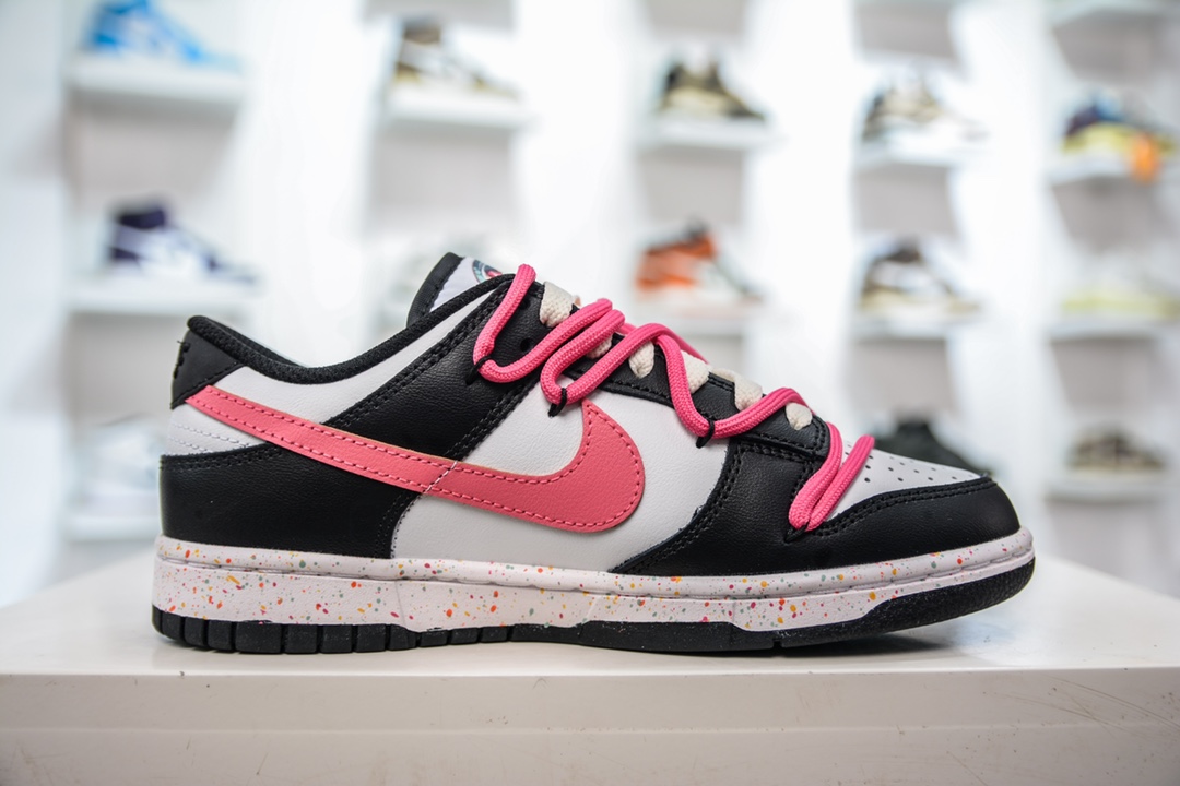240 R Nike Dunk 三勾解构抽绳绑带 粉色火焰 怦然心动 FD4623-131