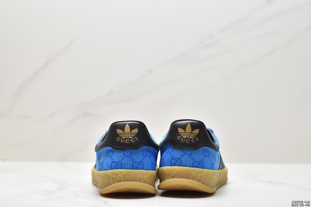 290 Adidas x GUCCI 重磅联名 三叶草logo与标志性三条杆为设计元素