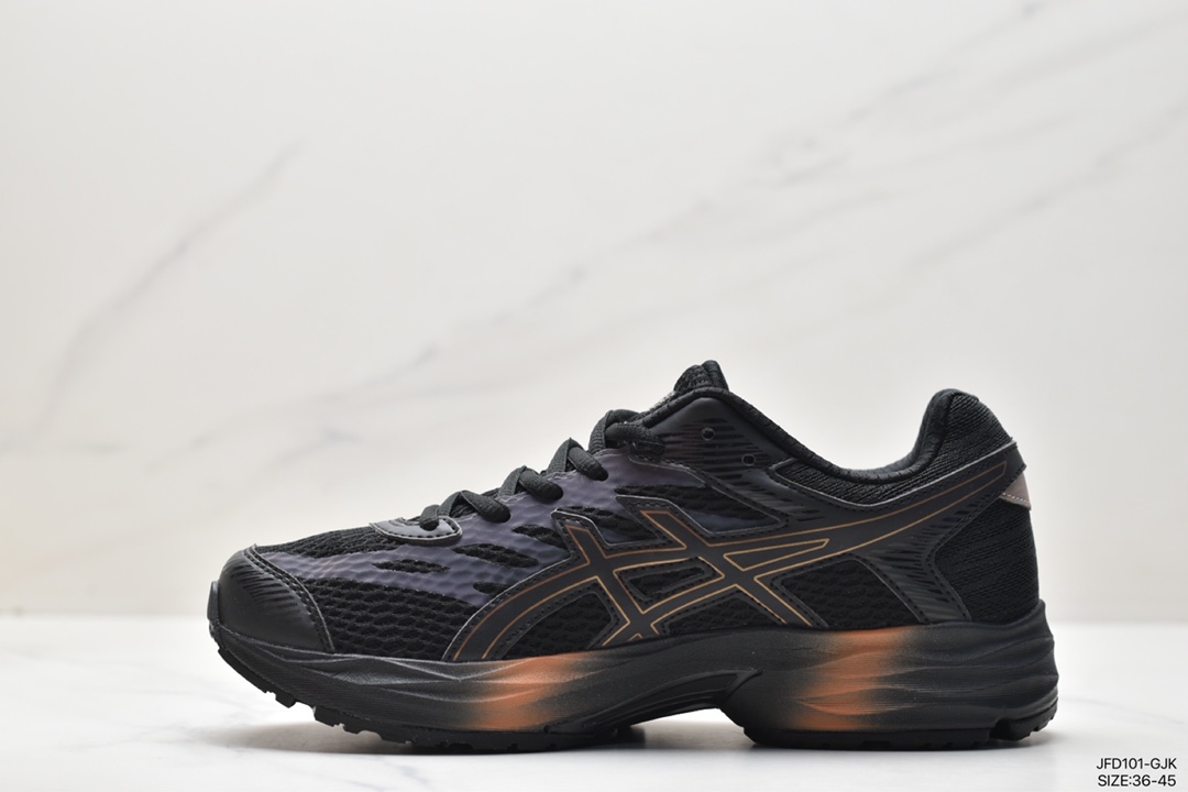 跑步鞋, 亚瑟士, Asics Gel-Flux 4, Asics Gel, Asics, 1011A614-008 - 亚瑟士 Asics Gel-Flux 4 防滑耐磨 低帮 运动跑步鞋 男款 黑铜 1011A614-008