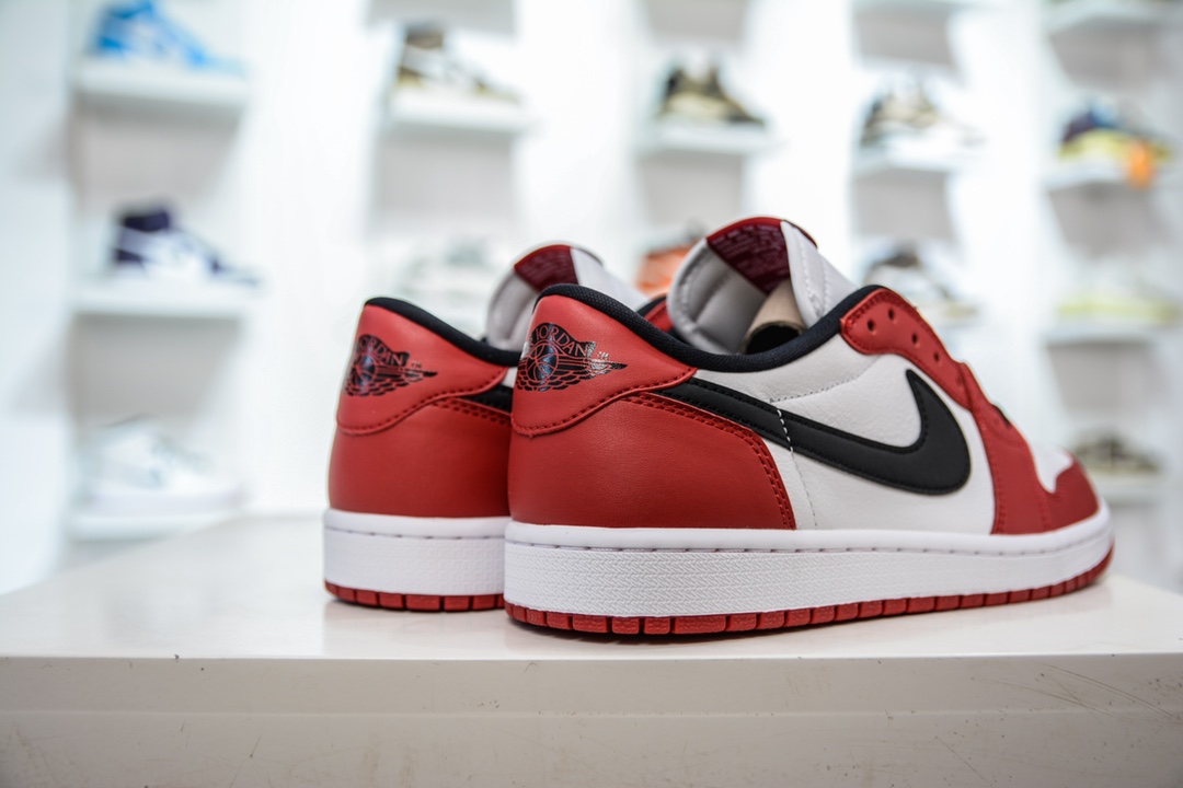 320 DG版东莞原渠道 高端好货 Air Jordan 1 Low OG 系列 芝加哥配色 705329-600