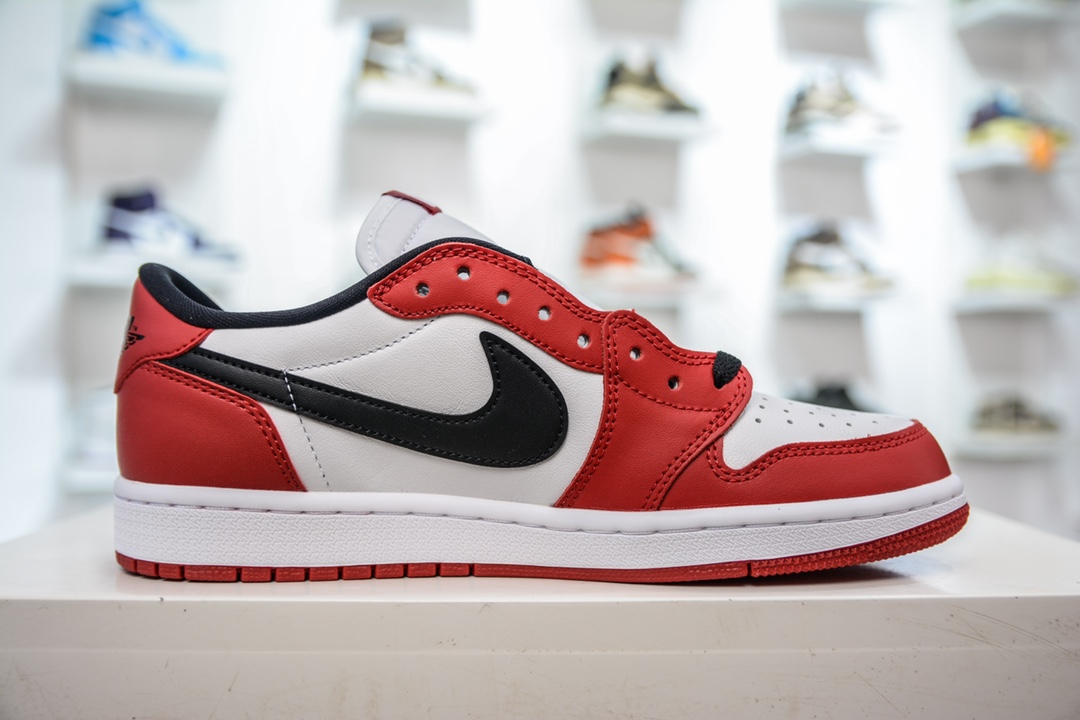 320 DG版东莞原渠道 高端好货 Air Jordan 1 Low OG 系列 芝加哥配色 705329-600