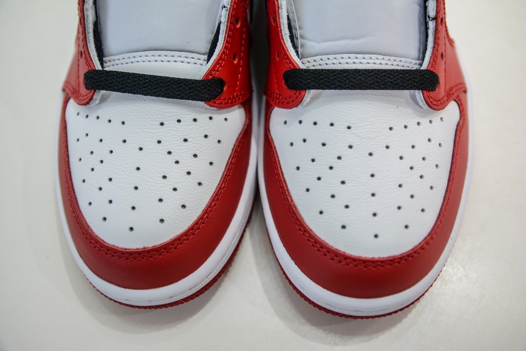 320 DG版东莞原渠道 高端好货 Air Jordan 1 Low OG 系列 芝加哥配色 705329-600