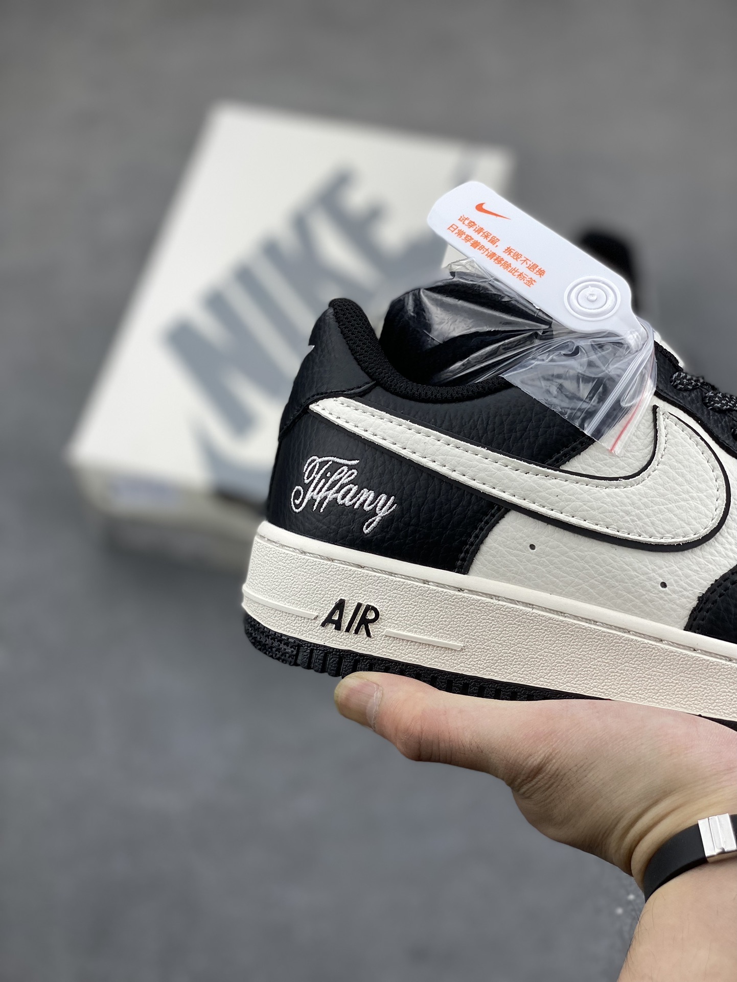 Nike Air Force 1 '07 Low Tiffany & Co. Black/White Panda Sneakers 6 i1686685642 4276 4