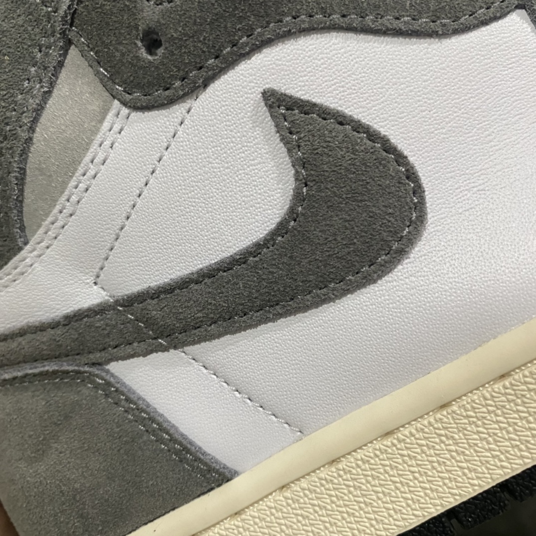 图片[2]-【DY纯原】Air Jordan 1 High \”Washed Heritage\” AJ1水洗灰 货号：DZ5485-051 全鞋电脑针车 精确间距匹配 采用头层皮革鞋面材质 用料绝不含糊 全方位比对原鞋皮料全程玻璃冲刀 冲裁 清洁度完美 漏斗收腰 底线拉帮 LOGO立体 配件齐全 市场第一梯队品质 尺码：40 40.5 41 42 42.5 43 44 44.5 45 46 47.5-选品中心